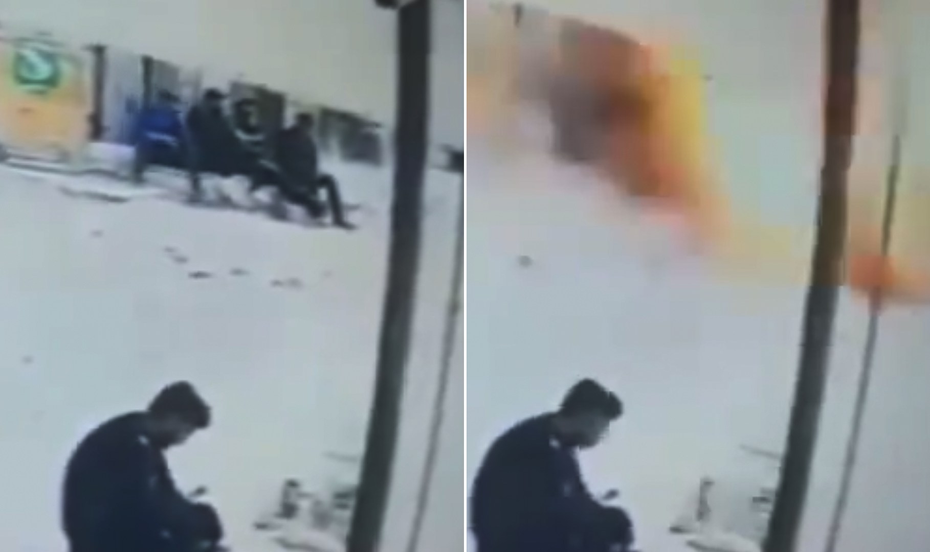 "دم ورماد".. كاميرات مراقبة توثق اغتيال عناصر شرطة في غزة