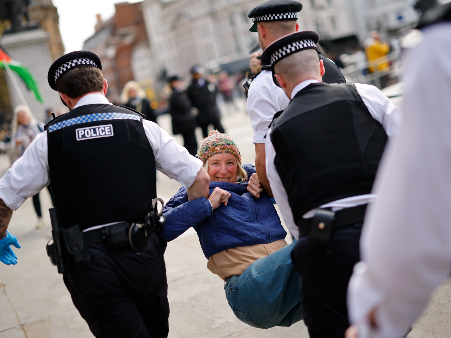 اعتقال 92 شخصا باحتجاج داعم لـ"فلسطين أكشن" في لندن