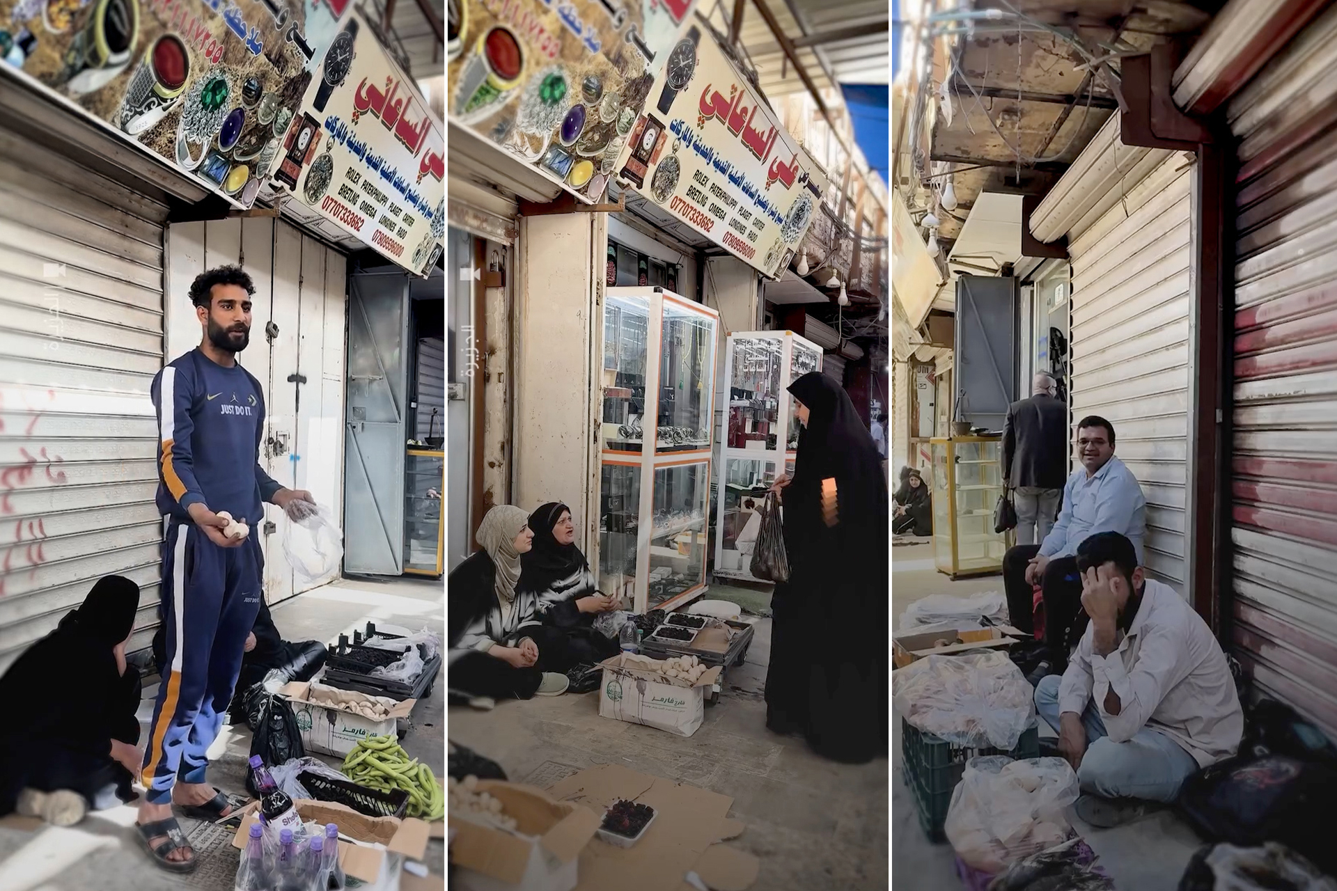 أرصفة البصرة ملاذ باعة إيران الهاربين من حرب الغلاء