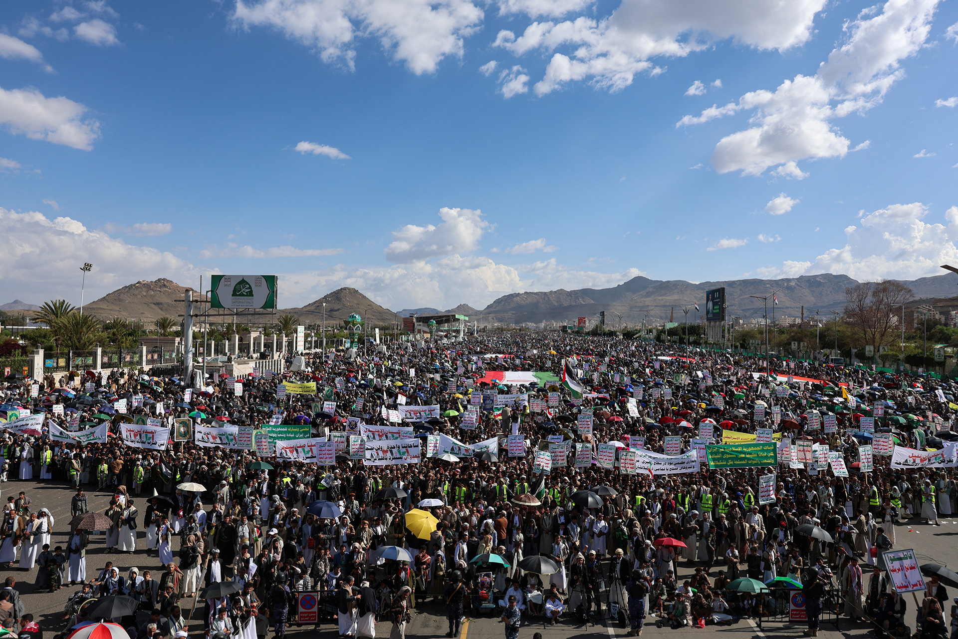 مظاهرات في اليمن رفضا لمخطط إسرائيل الكبرى