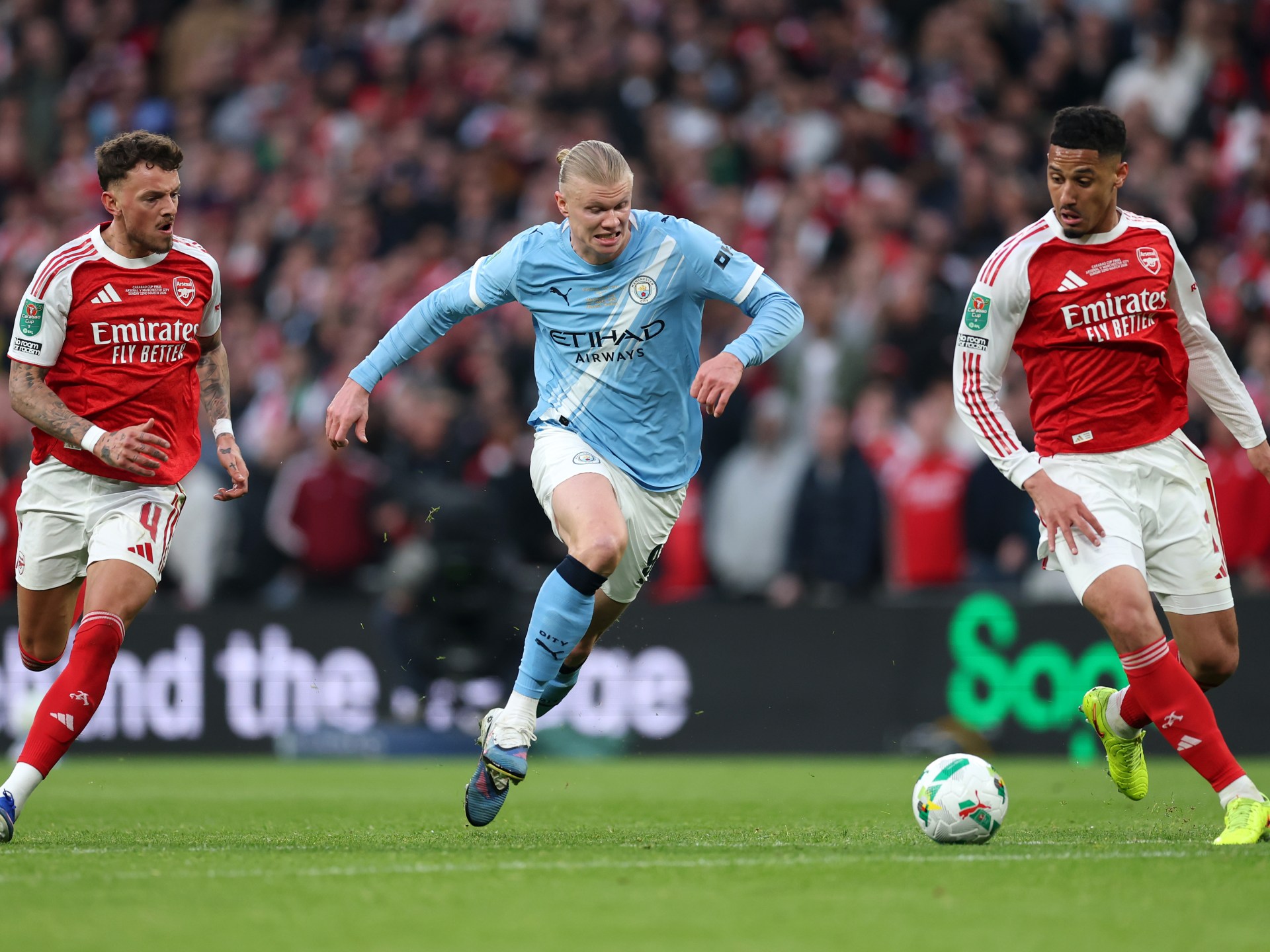 موعد مباراة مانشستر سيتي ضد أرسنال في الدوري الإنجليزي والقنوات الناقلة