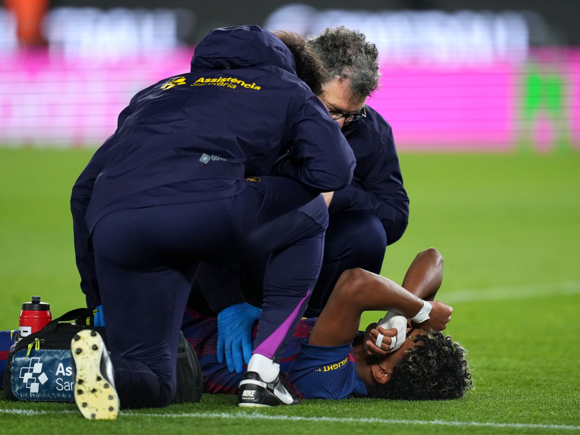 لامين جمال يعلق على إصابته.. هل يغيب عن كأس العالم؟