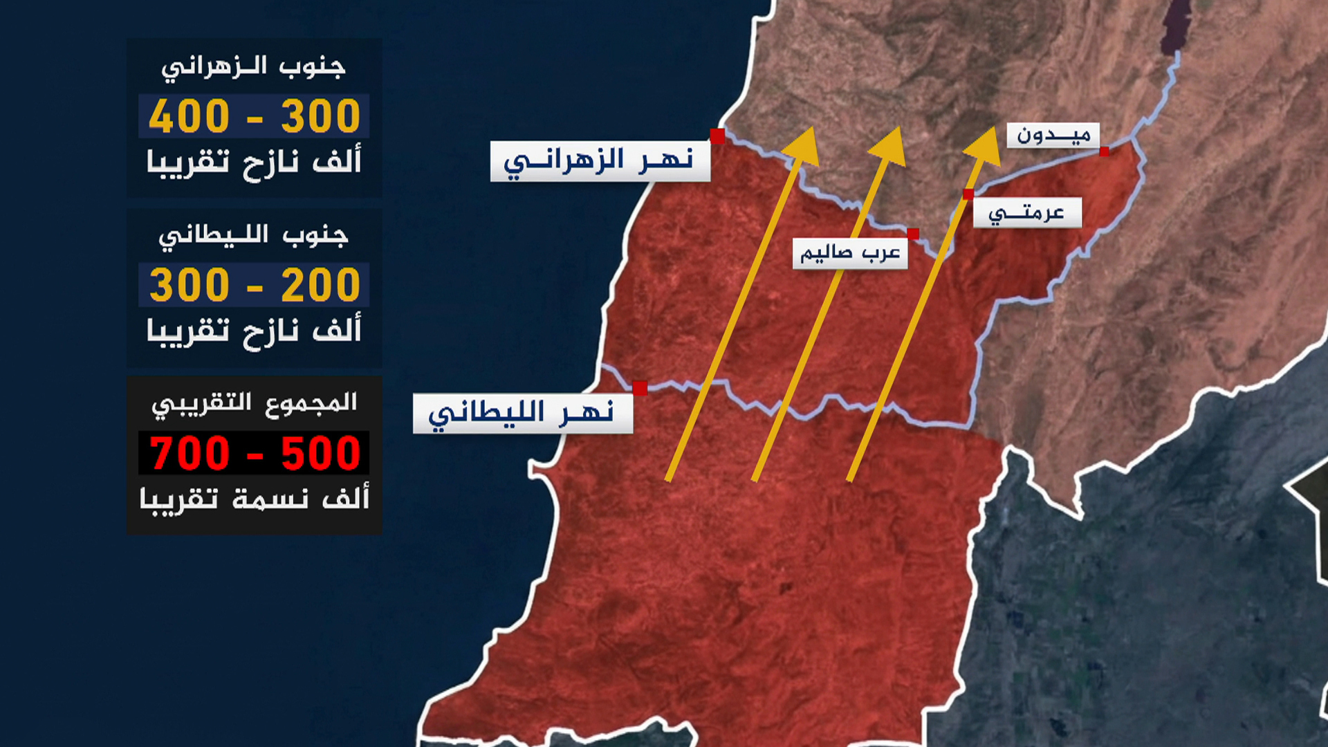 عبر الخريطة التفاعلية.. ما حدود "الخط الأصفر" في جنوب لبنان؟