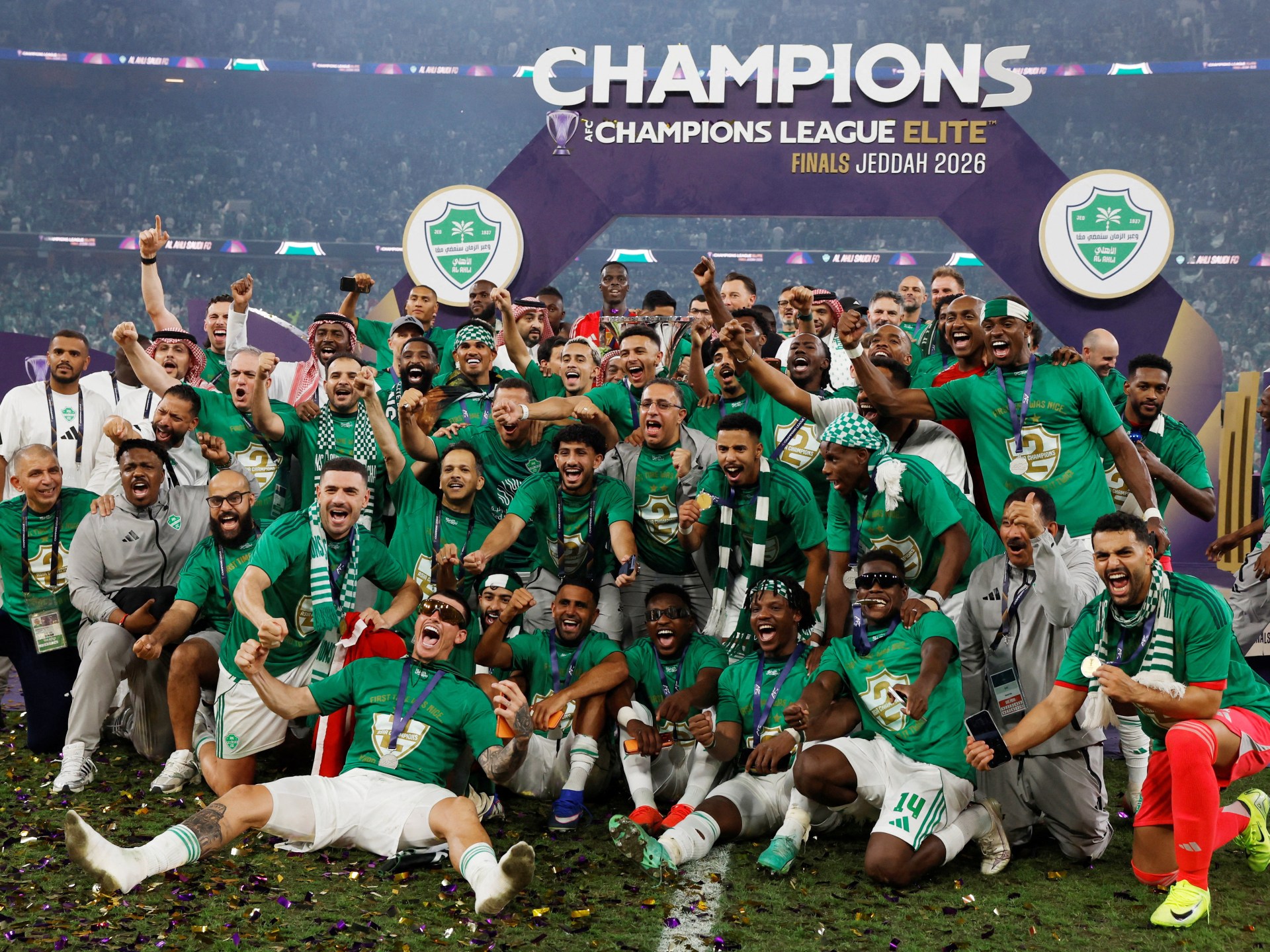 الأهلي السعودي بطل دوري أبطال آسيا يحصد جائزة مالية ضخمة وهذه عوائد الاتحاد والهلال