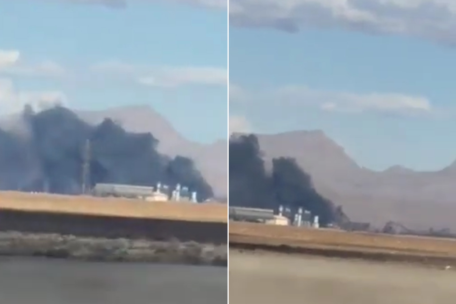 صور أقمار صناعية ترصد أضرارا في مقر قيادة الشرطة بمحافظة أصفهان