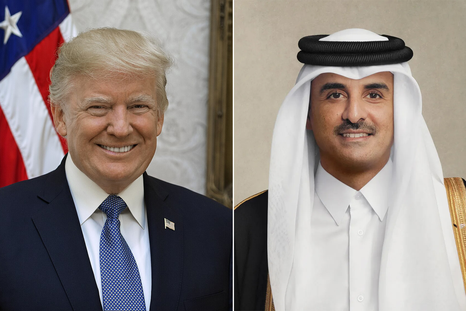 اتصال بين أمير قطر والرئيس الأمريكي تناول تثبيت التهدئة وخفض التصعيد بالمنطقة
