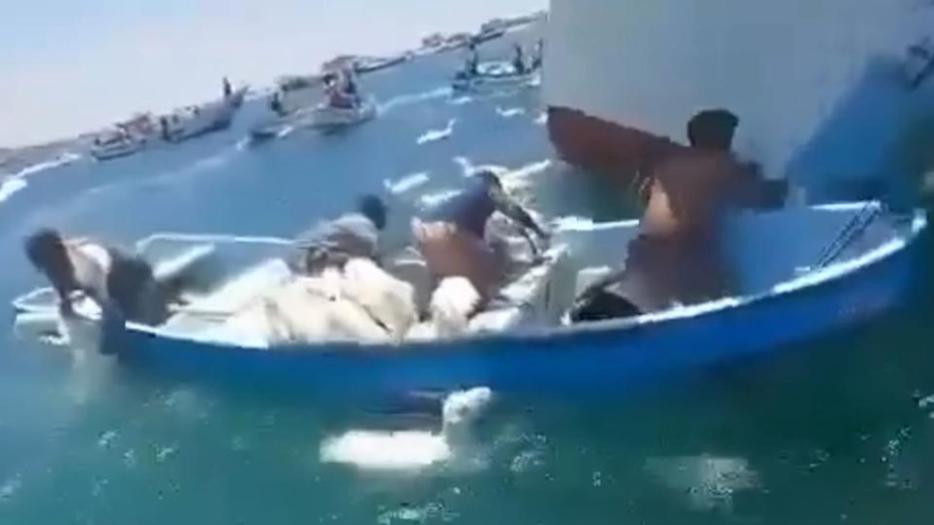 "جنوح سفينة تحمل أغنامًا قبالة سلطنة عُمان بعد هجوم بمُسيرات".. ما حقيقة الفيديو؟