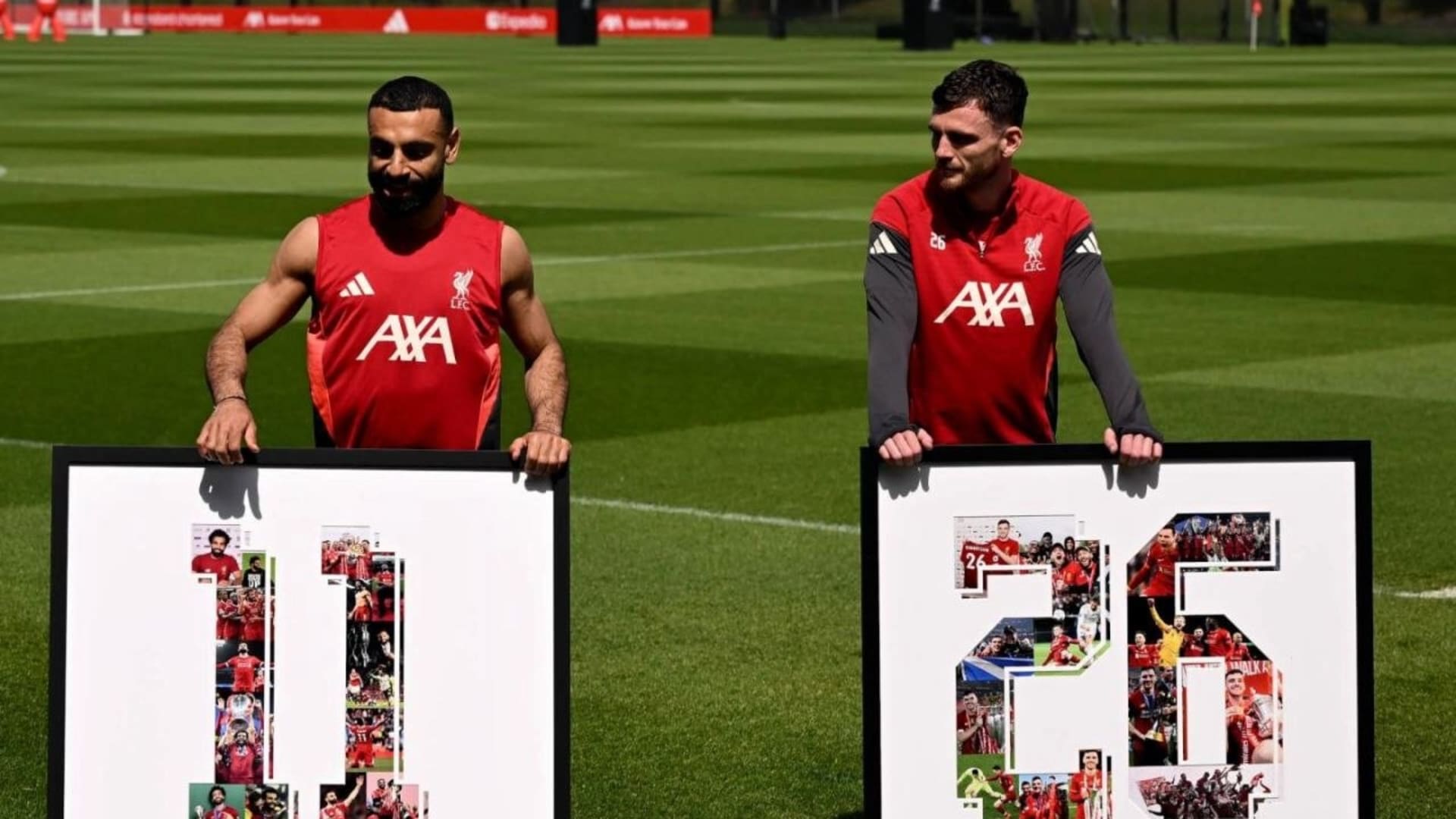 هكذا ودع لاعبو ليفربول محمد صلاح في آخر حصة تدريبية له