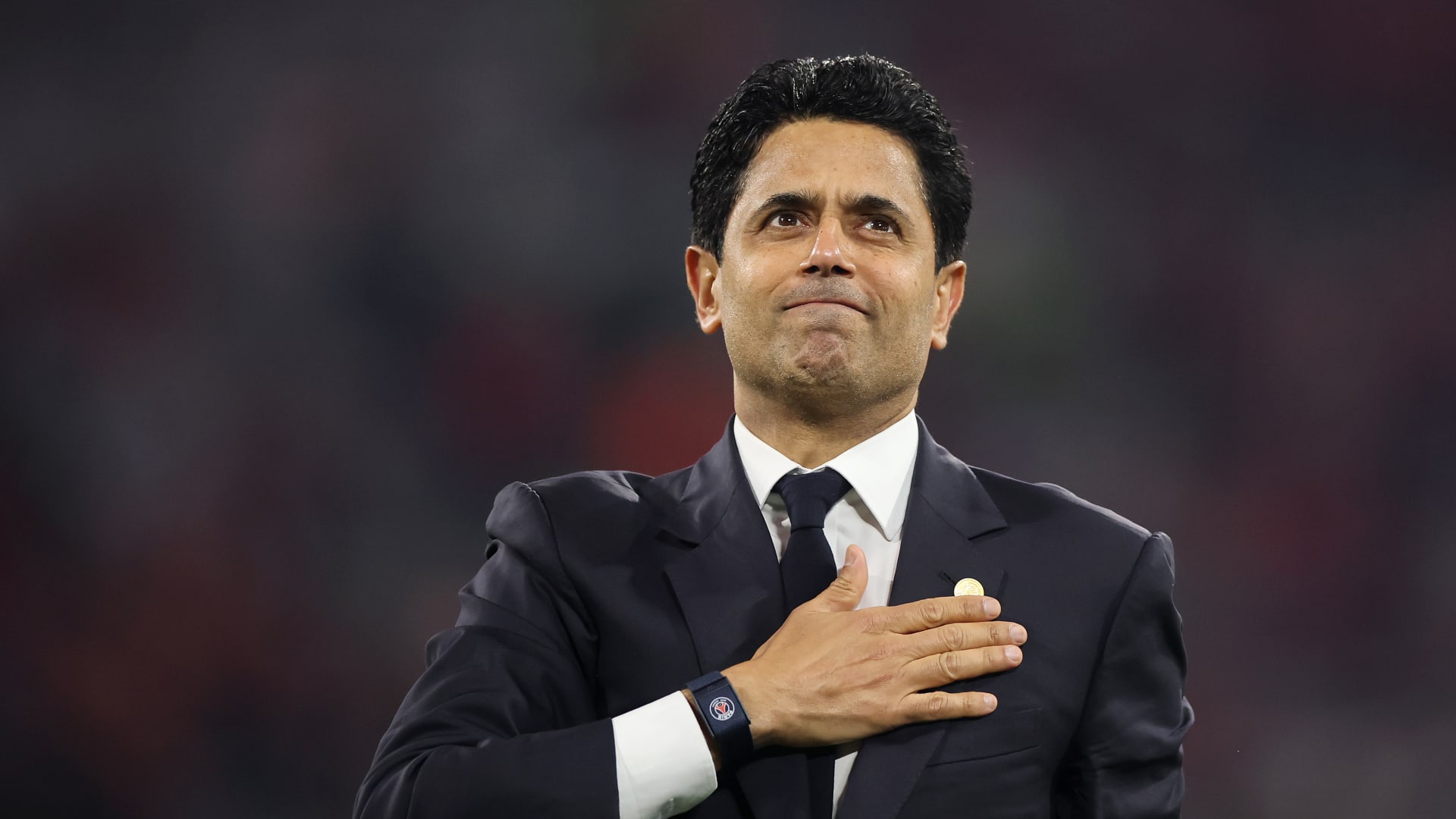"كان حلمًا لها".. ناصر الخليفي يهدي لقب دوري أبطال أوروبا لروح والدته