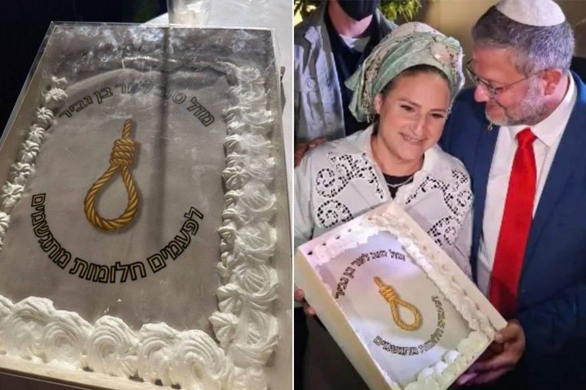 كعكة "حبل المشنقة" بعيد ميلاد بن غفير تثير جدلا حول إعدام الأسرى الفلسطينيين