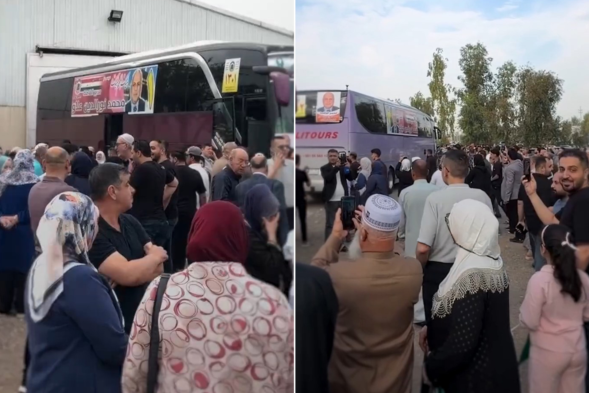 جدل بين حجاج كركوك في العراق بعد تحويل الرحلة من الجو إلى البر