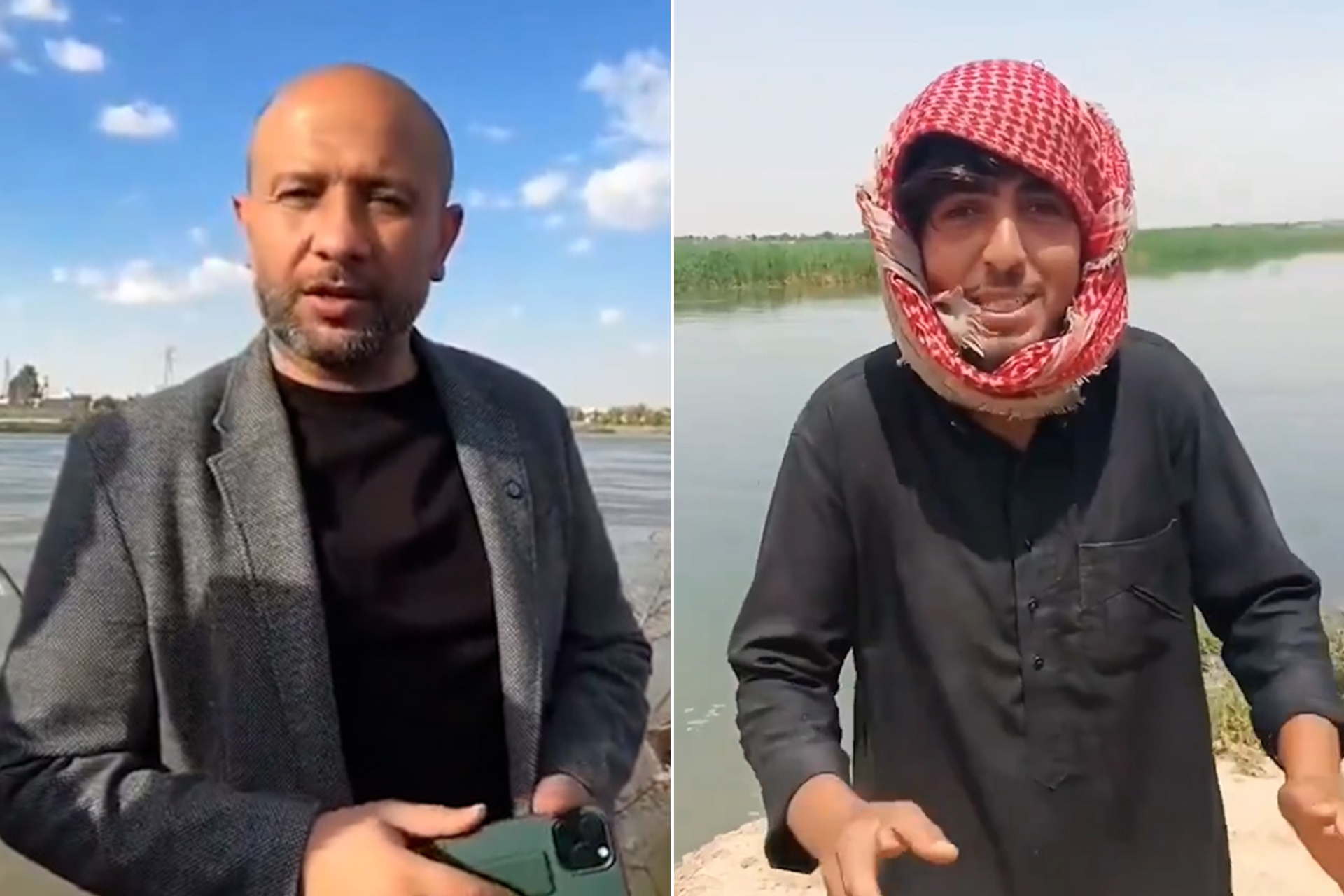وزير الطوارئ السوري يدعو شابا تحدى خطورة الفرات إلى الانضمام إلى صفوف فريقه