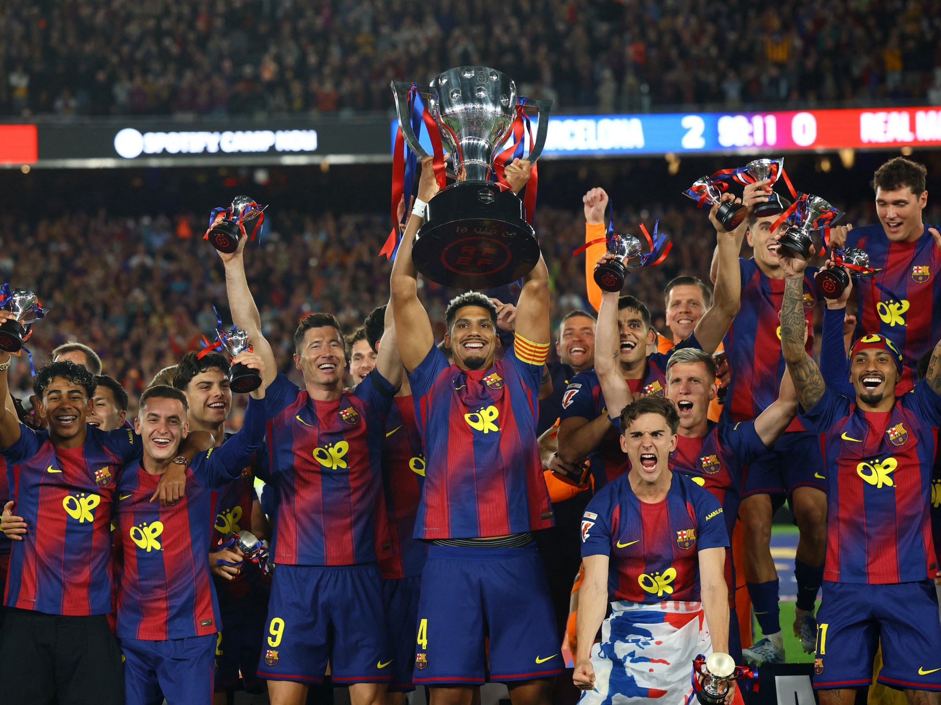5 عقود من التفوق.. برشلونة يغير تاريخ الليغا وينهي هيمنة ريال مدريد