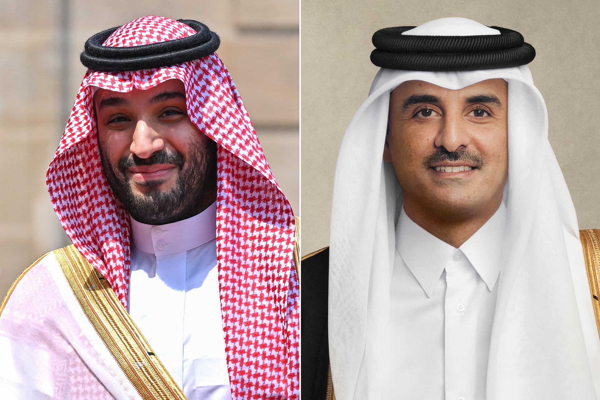 أمير قطر يبحث مع ولي العهد السعودي مستجدات المنطقة