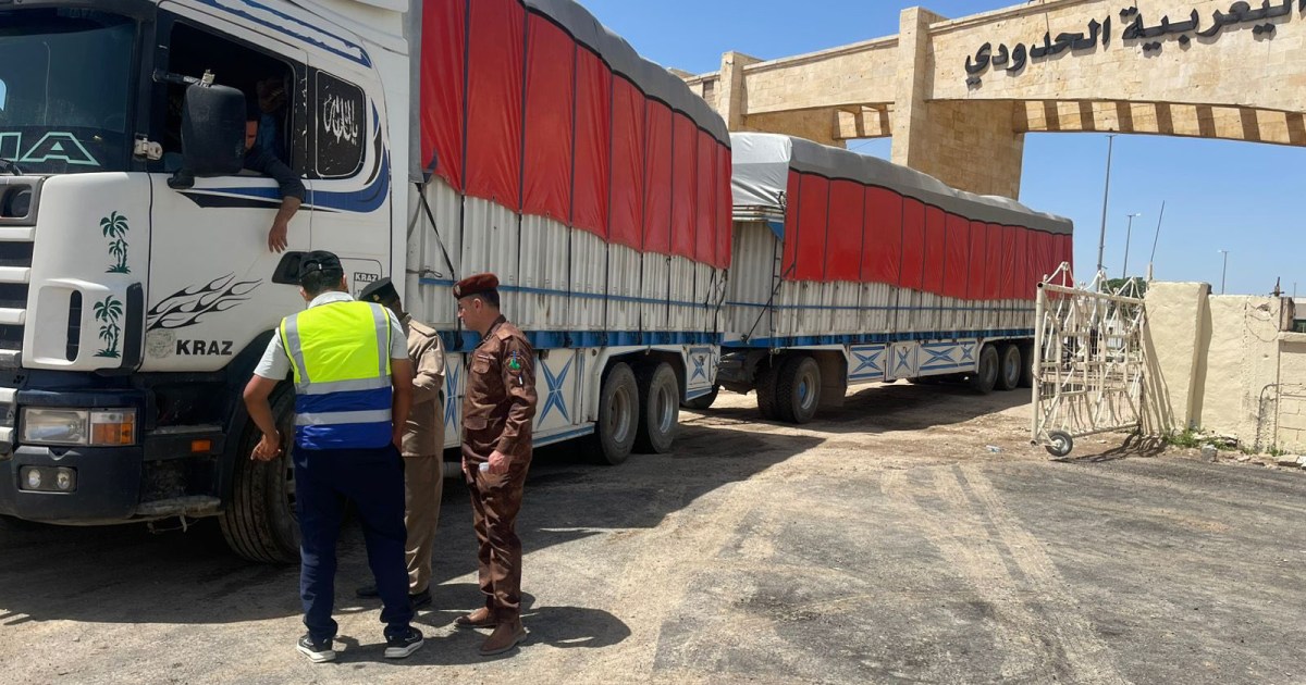 لأول مرة منذ 13.. دخول شحنات تجارية سورية للعراق عبر منفذ ربيعة