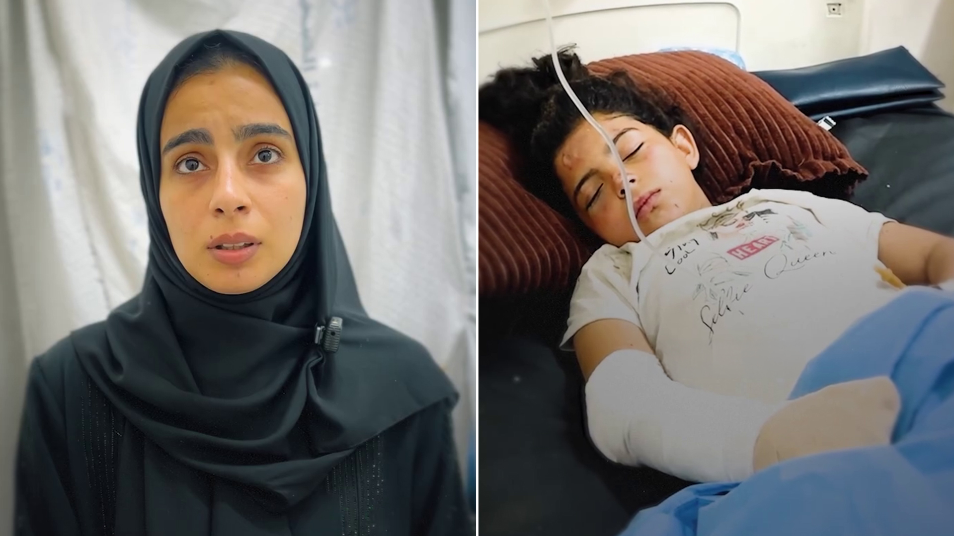 "وحيدة بلا أهل".. حلا الطفلة التي نجت من غارة إسرائيلية أبادت كل أسرتها بغزة