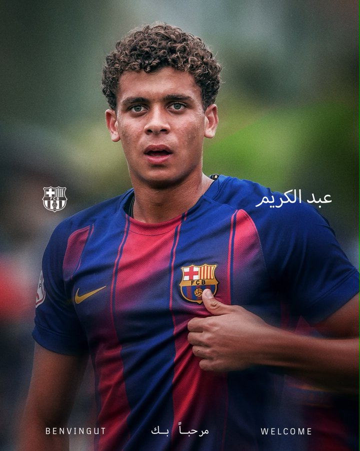 برشلونة يفعّل بند شراء حمزة عبد الكريم حتى 2029
